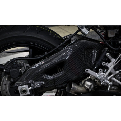 Carbon fiber Swingarm guards - Carbone2Race - YAMAHA MT-10 / 2016-24