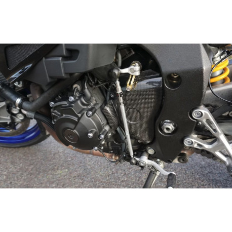 Carbon fiber Pinion guard- Carbone2Race - YAMAHA MT-10 / 2016-24