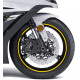 Wheelsticker Onedesign - Reflective yellow