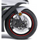 Wheelsticker Onedesign - Reflective Red