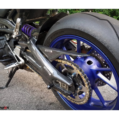 Kettenschutz aus Kohlefaser - Carbone2Race - YAMAHA MT-09 / 2013-20