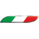 3D-Harzaufkleber Onedesign - Italienische Flagge