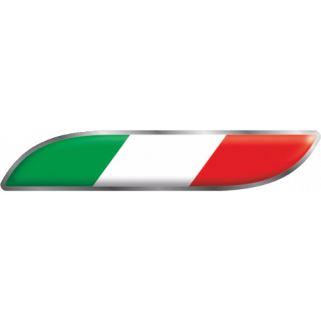 3D Resin Stickers Onedesign - Italian Flag