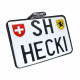 Heinz Bikes SLIP-INN License plate holder with tag light