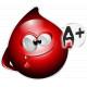 3D Resin Stickers Onedesign - Blood type A+