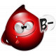 3D Resin Stickers Onedesign - Blood type B-