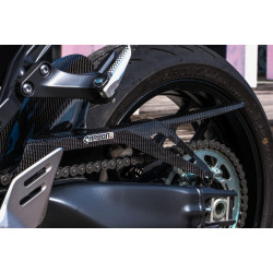 Carbon fiber Rear mudguard with chain guard - Carbone2Race - YAMAHA MT-09 / 2021-24