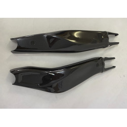 Carbon fiber Swingarm guards - Carbone2Race - YAMAHA MT-09 / 2021-24