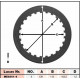 Kit de disque lisse d’embrayage TRW MES405-7