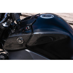 Carbon fiber Tank side guards - Carbone2Race - YAMAHA MT-09 / 2021-23