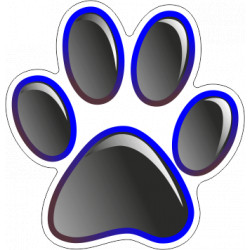 Onedesign Sticker Kit - Blue paw print