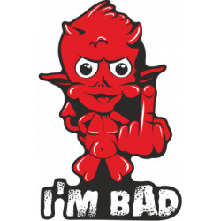 Onedesign Sticker-Set - I'm bad