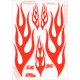 Onedesign Sticker-Set - Rote Flammen