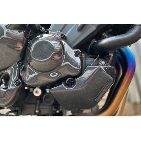 Protection de couvercle de liquide de refroidissement en fibre de Carbone - Carbone2Race - YAMAHA XSR 900/ 2016-24