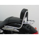 Fehling Sissy Bar made from tube with pad and carrier - Honda Shadow VT 750 C Black Spirit 2010-11 // VT 750 C Spirit 2007-13