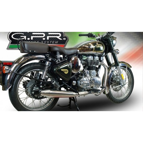 Auspuff GPR vintacone - Royal Enfield Classic / Bullet EFI 500 2009-16