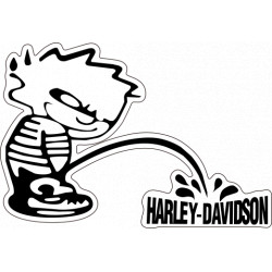 Onedesign Sticker-Set - Harley Davidson Schwarz