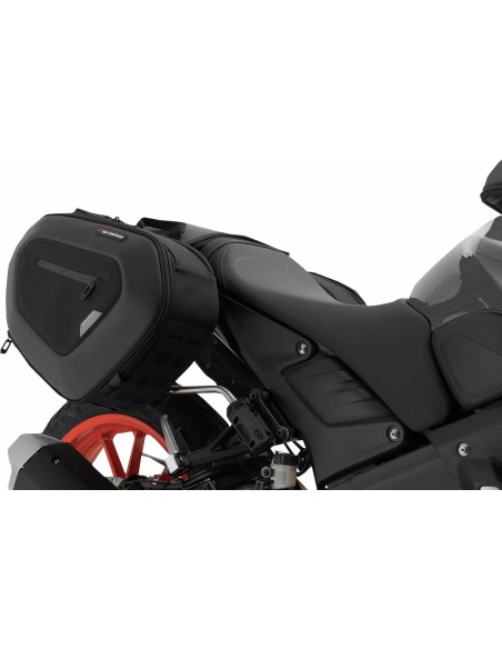 Seitentaschen Set SW-Motech PRO BLAZE H. Schwarz - Yamaha MT-125 2019-24