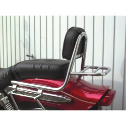 Sissy Bar en tube avec coussin et support Fehling - Suzuki GZ 125 Marauder 1998-20