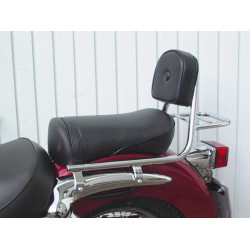 Sissy Bar en tube avec coussin et support Fehling - Suzuki 125 VL Intruder 1999-07