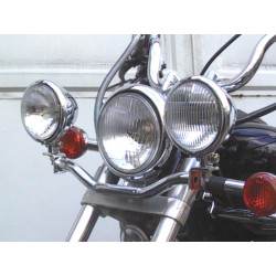 Fehling Mounting Bar for additional spotlights - Suzuki VS 750 Intruder 1986-91 // VS 800 GL Intruder 1992-00