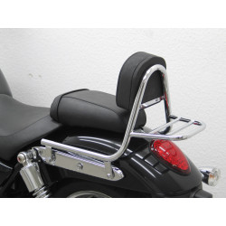 Fehling Sissy Bar made from tube with pad and carrier - Triumph Thunderbird 1600 2009-16