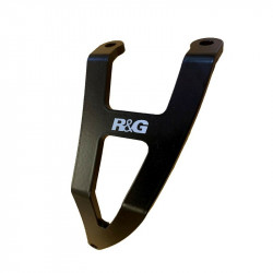 R&G RACING Rear Footrest Blanking Plate Kit Black - Aprilia RSV4 1100