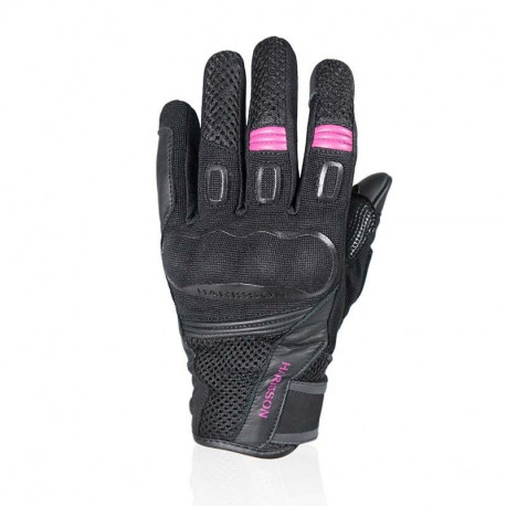 Harisson Leader 2 summer motorcycle gloves - Black-Pink