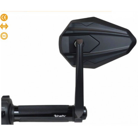 Chaft Handlebar end mirror Remote black