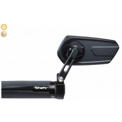 Chaft handlebar end mirror - Bread black left