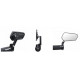 Chaft handlebar end mirror - Bread black left