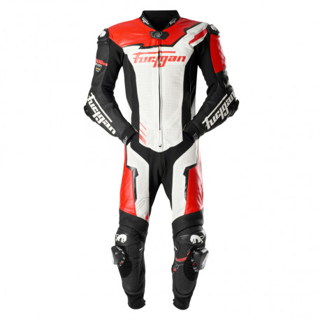 Furygan Leather Suit Eclipse Black-Red-White