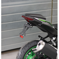 Support de plaque Mg-Biketec - Kawasaki Ninja 500 / Z500 2025 /+