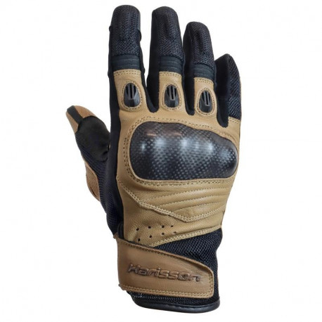 Harisson Spy Evo 2 summer motorcycle gloves Brown