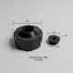 Standard TUFF JUG Verschluss mit zentralem Plug
