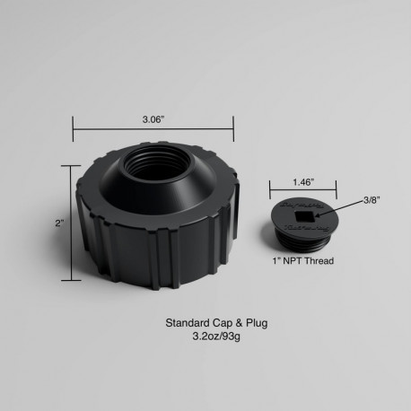 Standard TUFF JUG Verschluss mit zentralem Plug