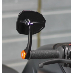 MG-Biketec Handlebar end mirrors type 2 for BMW