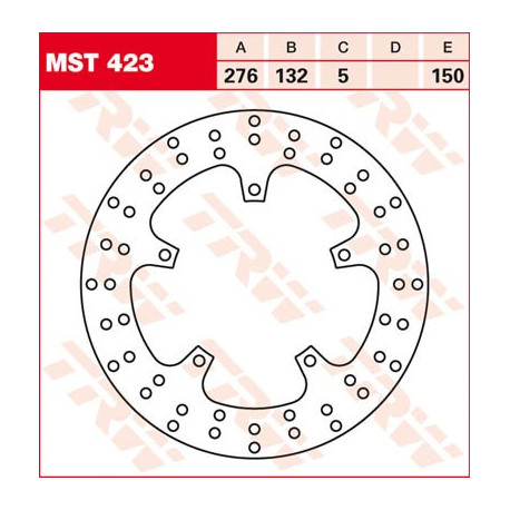 Disque de frein TRW MST423