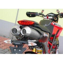Exhaust Spark Round Titanium - Ducati Hypermotard 796 (2009-12) // 1100 / S / EVO / SP 2007-12
