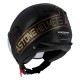 Casque Moto Astone Minijet Cooper noir/doré