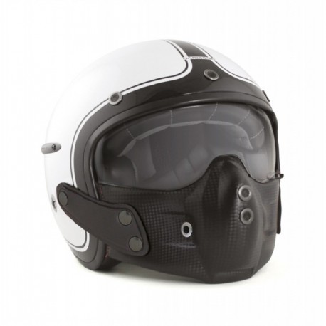 Harisson Helm Corsair Glanz weiss schwarz