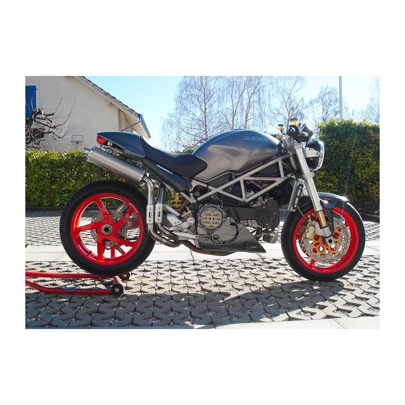 Auspuff Spark Rund High mounting- Ducati Monster S4R 07-08 ...