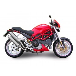 Exhaust Spark round Titanium lateral mounting- Ducati Monster S4R 07-08 // S4RS 06-08