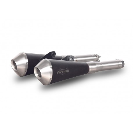 Auspuff Spark Megaphone Dark Style - Bmw R 100 87-95
