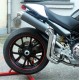 Auspuff Spark Rund Dark style High mounting- Ducati Monster S4R 07-08 // S4RS 06-08