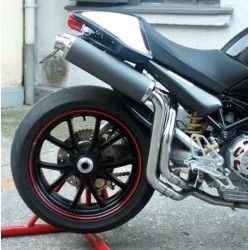 Echappement Spark Rond Dark style High mounting- Ducati Monster S4R 07-08 // S4RS 06-08