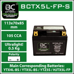BCTX5L-FP-S Lithium Battery