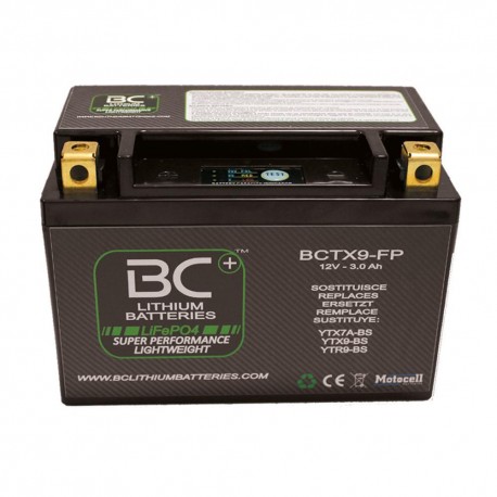 Batterie BC au lithium BCTX9-FP