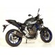 Exhaust Spark Force Dark Style High Mounting - Yamaha MT-07 14-16