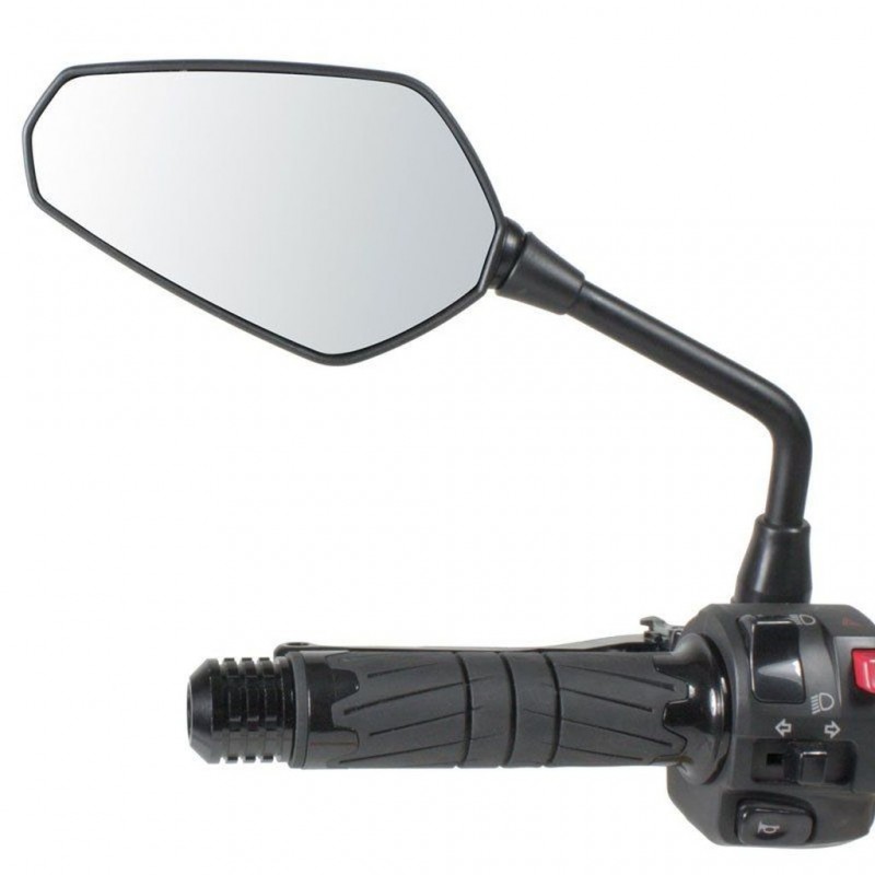 Rear-view mirror Chaft Eighty black - moto-parts